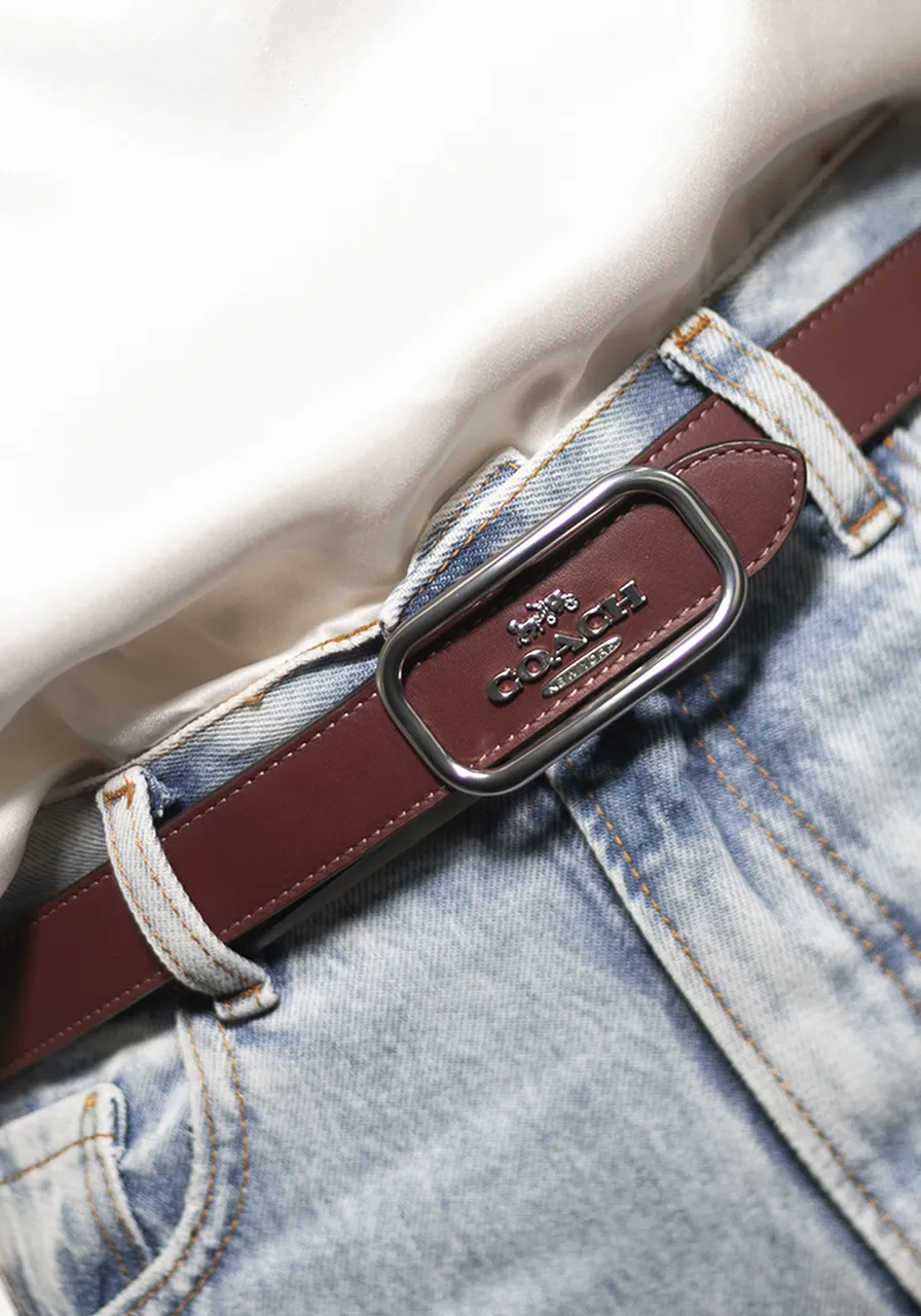 Cinto Coach Morgan Rectangle Belt 