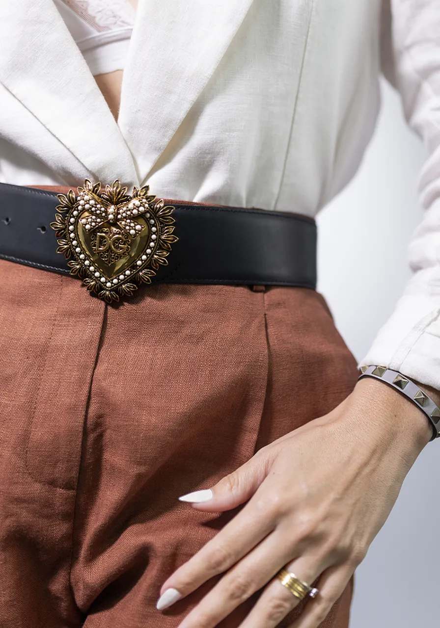 Cinto Dolce & Gabbana Devotion Belt
