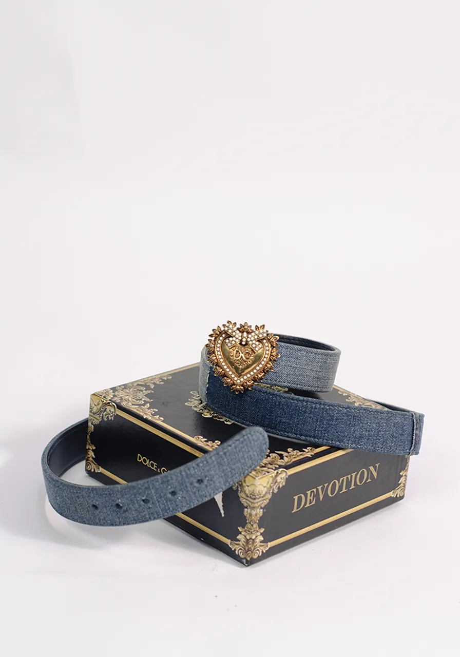 Cinto Dolce & Gabbana Jeans Devotion