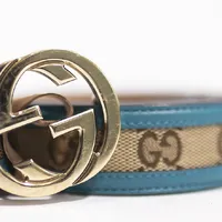 Cinto Gucci GG Supreme Blue - imagem 3