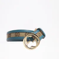 Cinto Gucci GG Supreme Blue - imagem 2