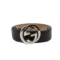 Cinto Gucci Guccissimo Interlocking G Logo Belt - imagem 1