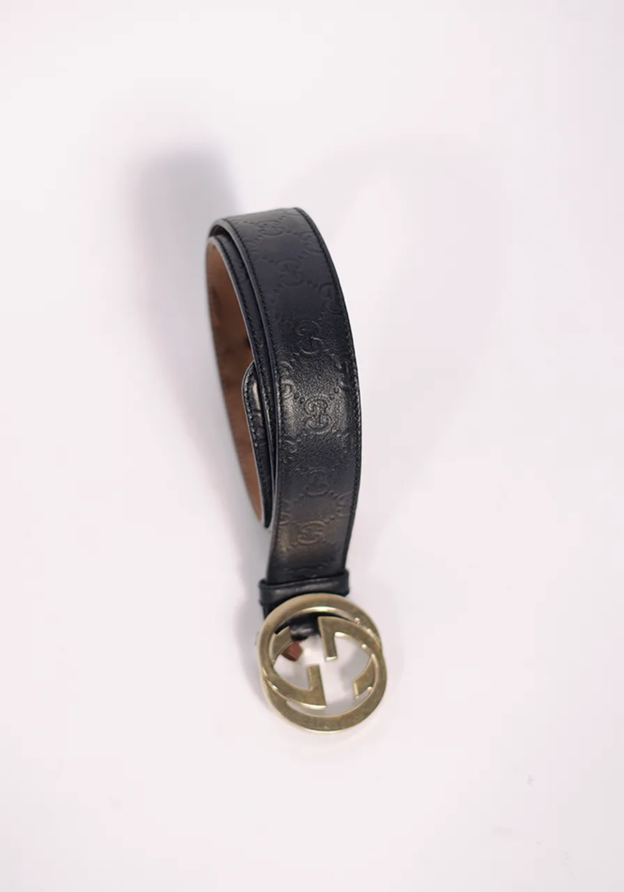 Cinto Gucci Signature GG 