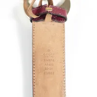 Cinto Gucci Signature GG Vinho - imagem 3