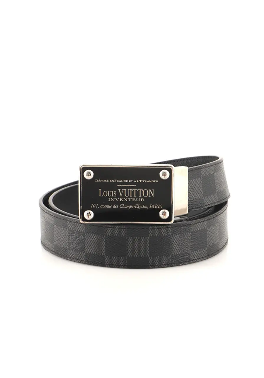 Cinto Louis Vuitton Reversible 