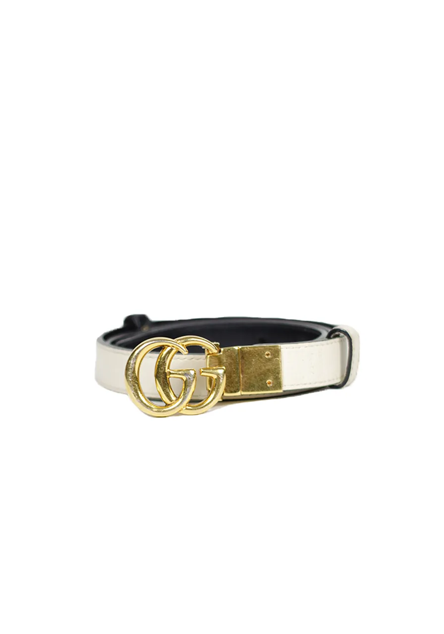 Cinto Gucci Slim Reversível 