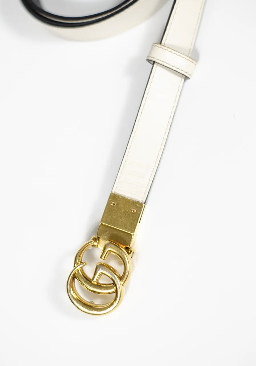 Cinto Gucci Slim Reversível 