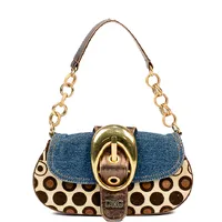 Dolce & Gabbana Buckle Bag Jeans - imagem 1
