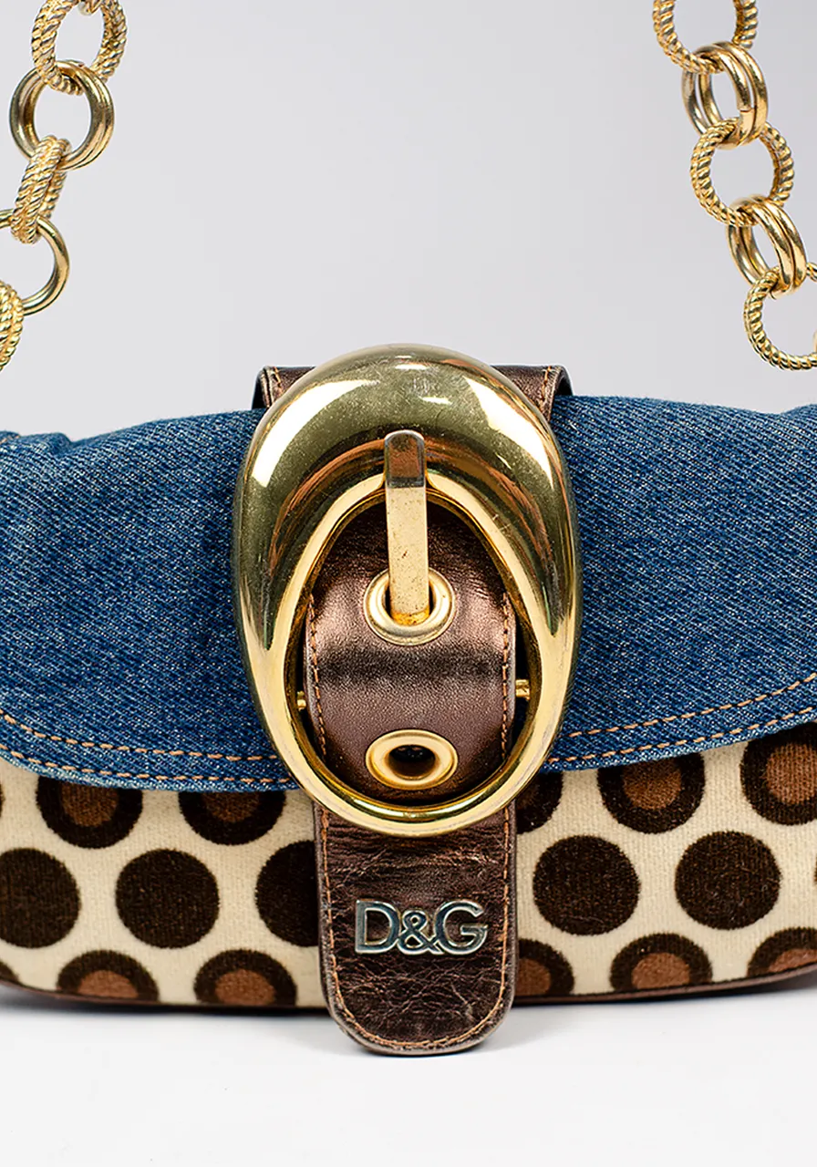 Dolce & Gabbana Buckle Bag Jeans