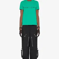 T-shirt Givenchy Rhinestone Logo - imagem 2