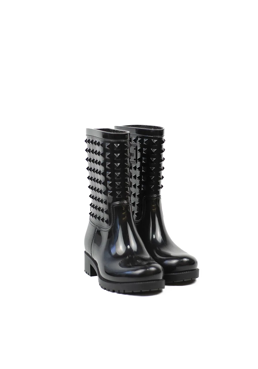 Valentino Garavani The Rockstud Glossed-rubber Rain