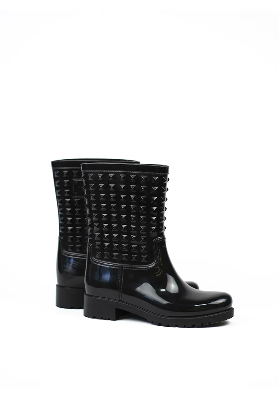 Valentino Garavani The Rockstud Glossed-rubber Rain