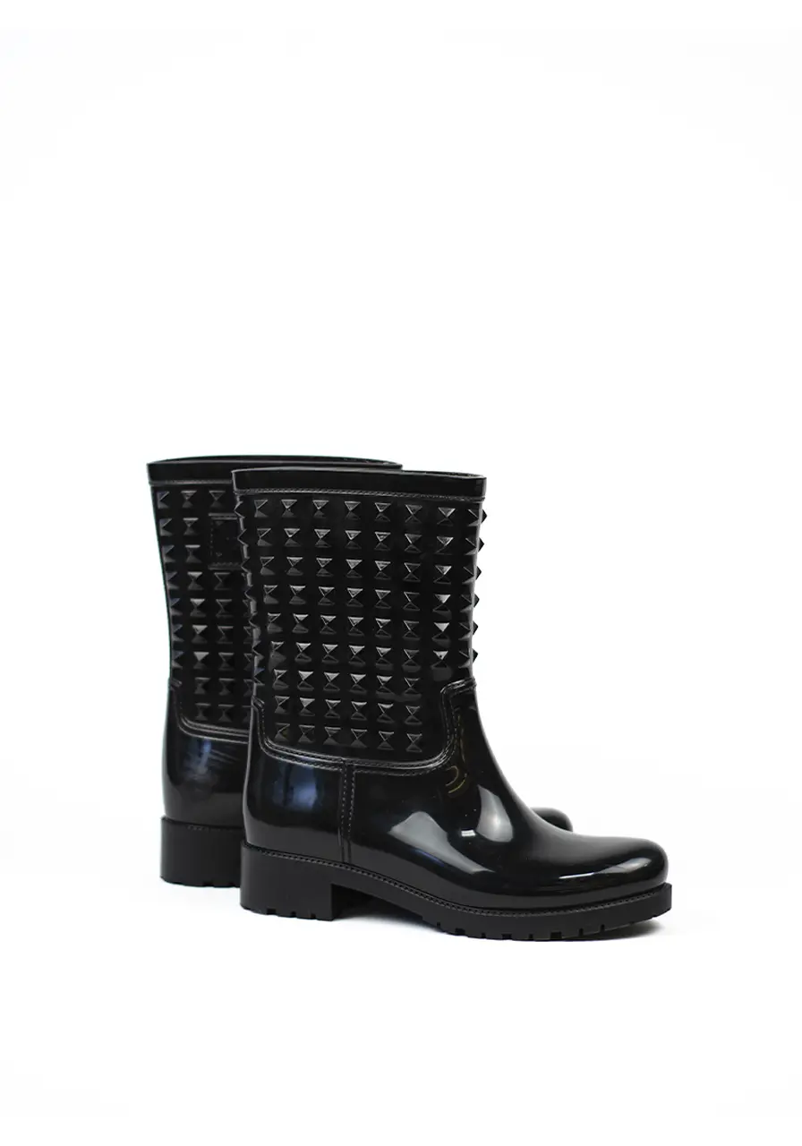 Valentino Garavani The Rockstud Glossed-rubber Rain