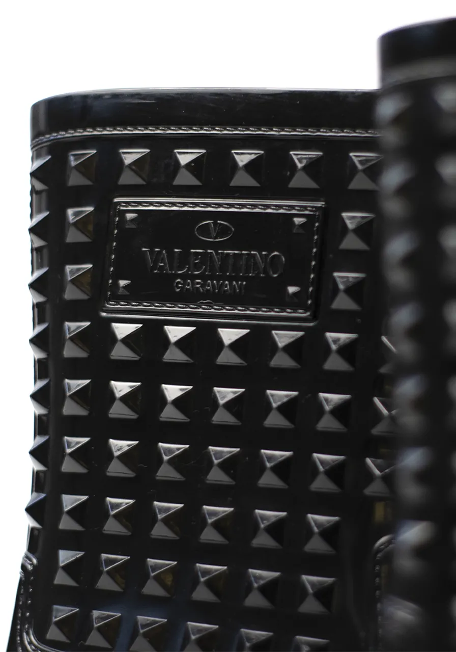 Valentino Garavani The Rockstud Glossed-rubber Rain