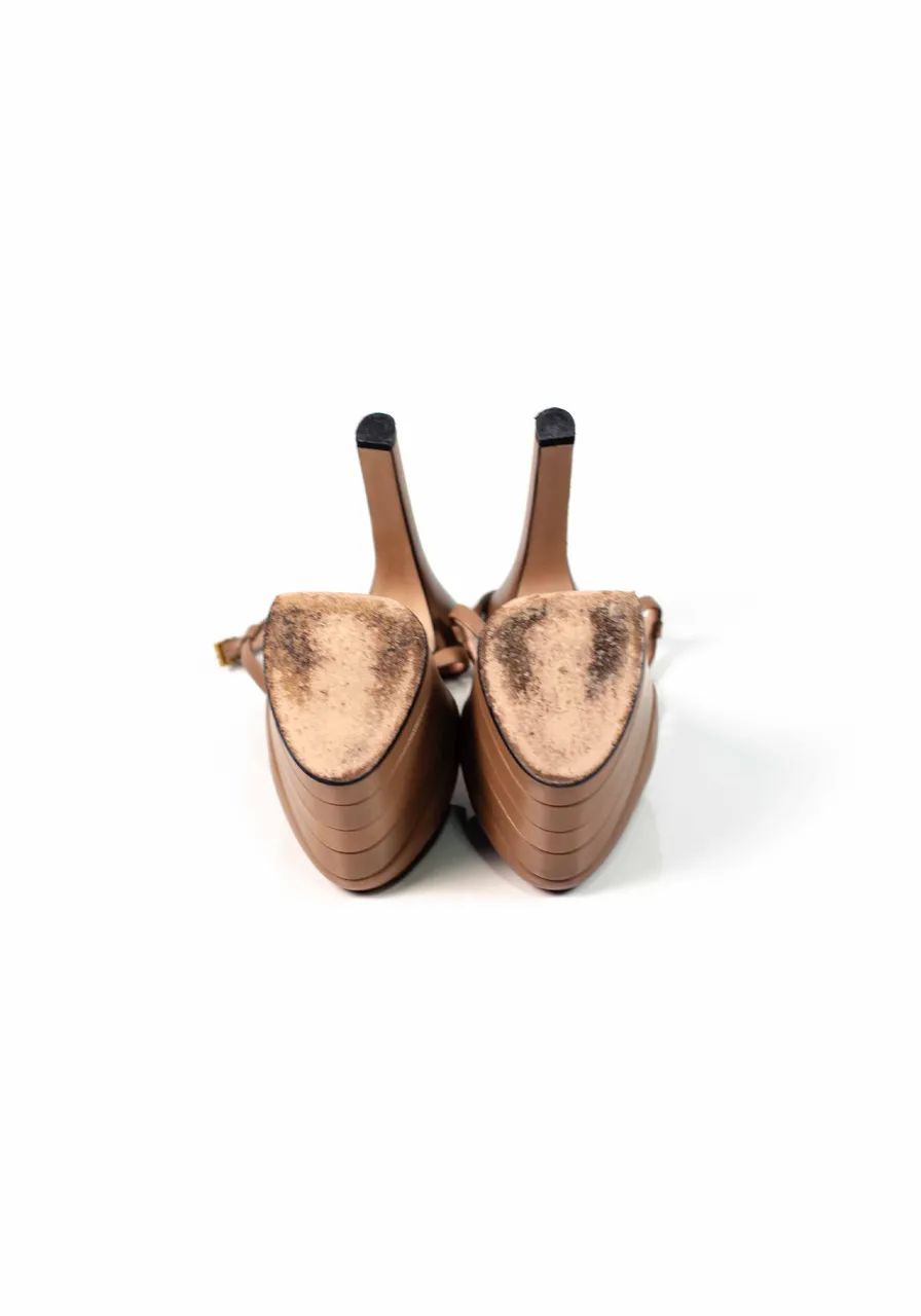 Sandália Gucci Plataforma 