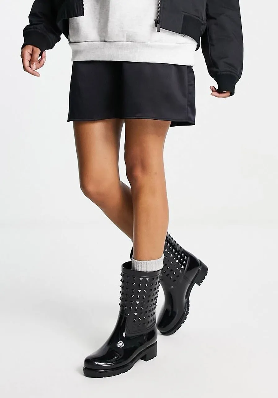 Valentino Garavani The Rockstud Glossed-rubber Rain