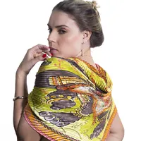 Lenço Hermès Silk Plissado - imagem 4