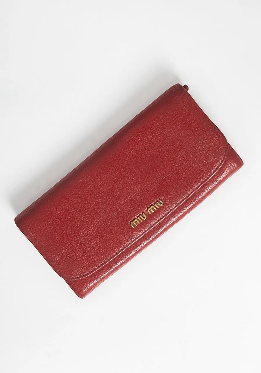 Carteira Miu Miu Continental