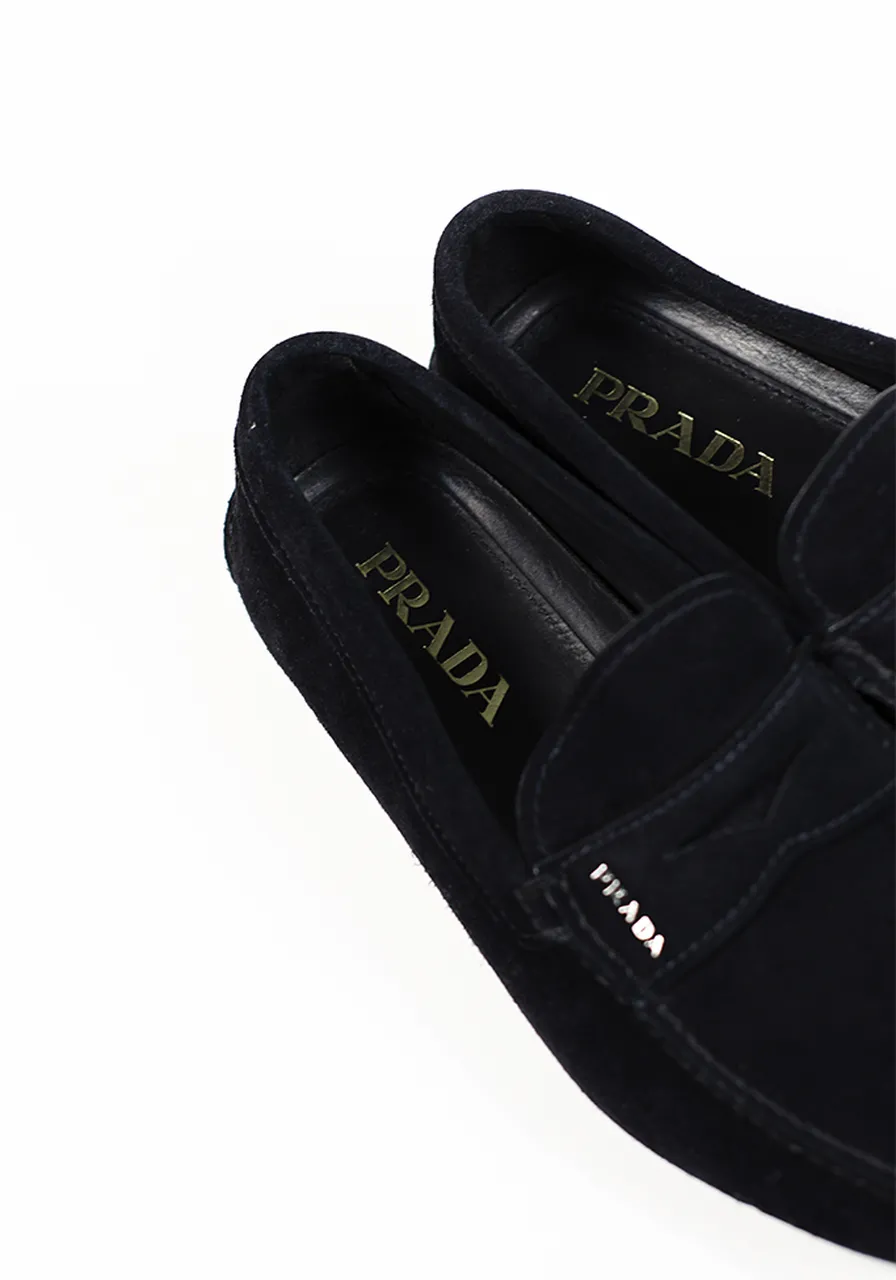 Mocassim Prada Camurça 