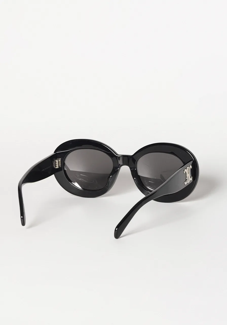 Óculos de sol Celine Triomphe Preto 