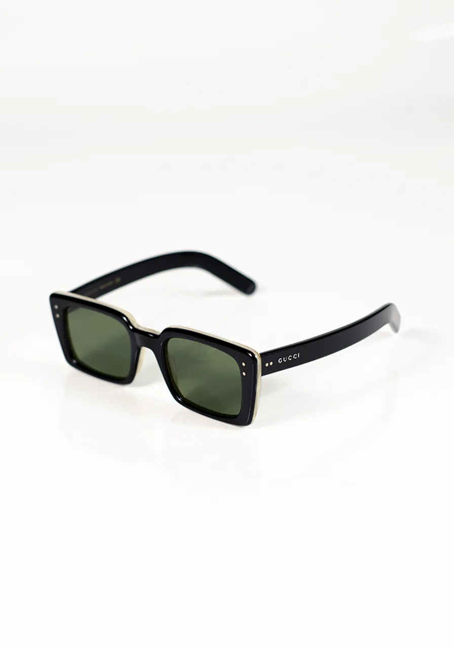 Óculos de Sol Gucci Green Rectangular 