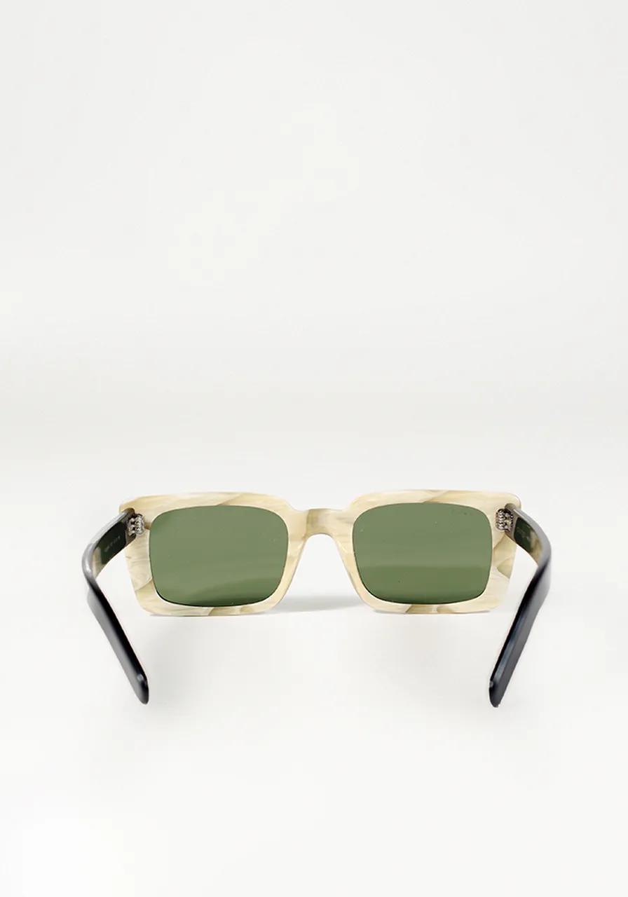 Óculos de Sol Gucci Green Rectangular 