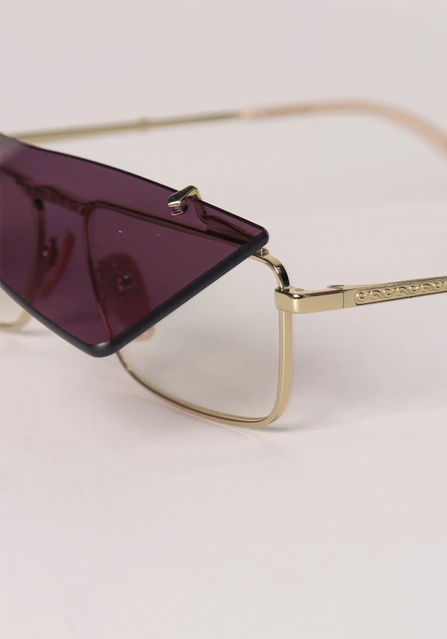 Óculos de Sol Gucci Pink Golden 
