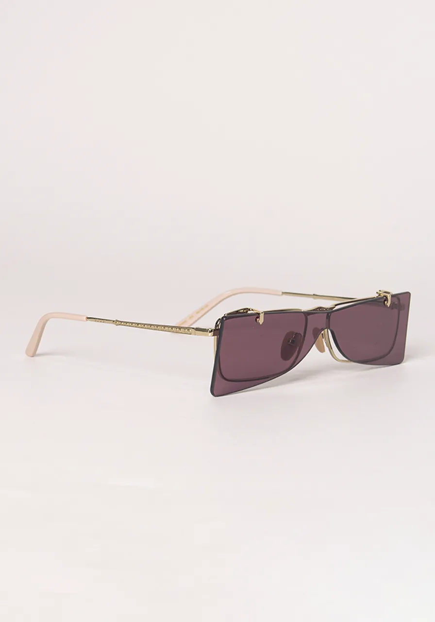 Óculos de Sol Gucci Pink Golden 