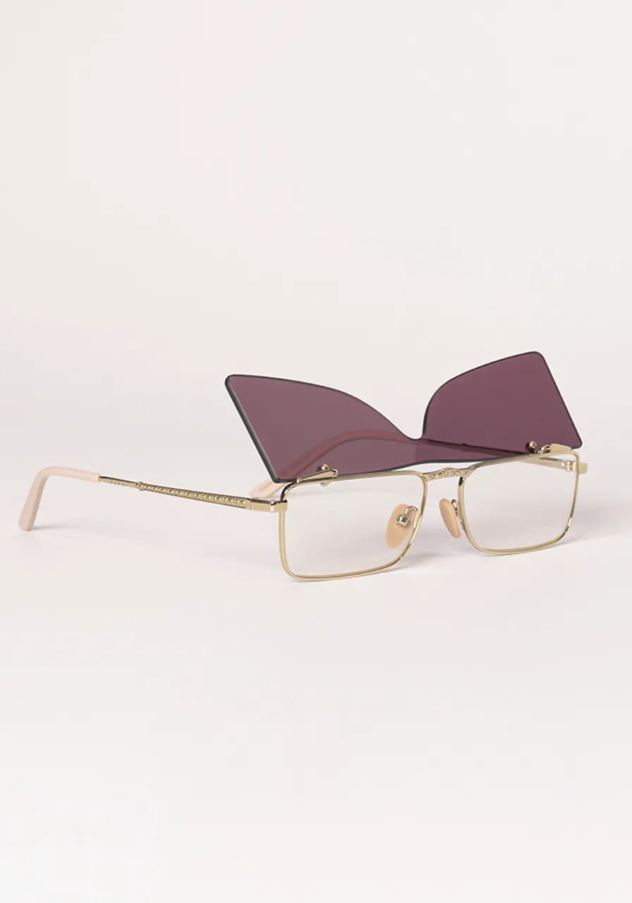 Óculos de Sol Gucci Pink Golden 