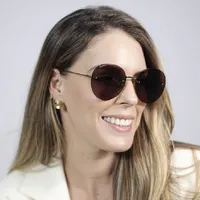 Óculos de Sol Gucci Redondo - imagem 5