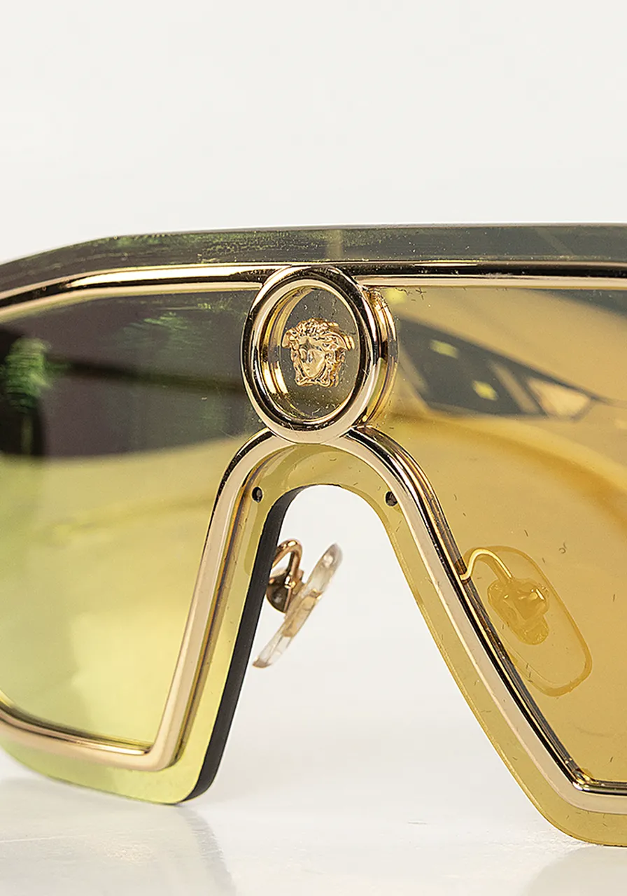 Óculos de sol Versace Gold 