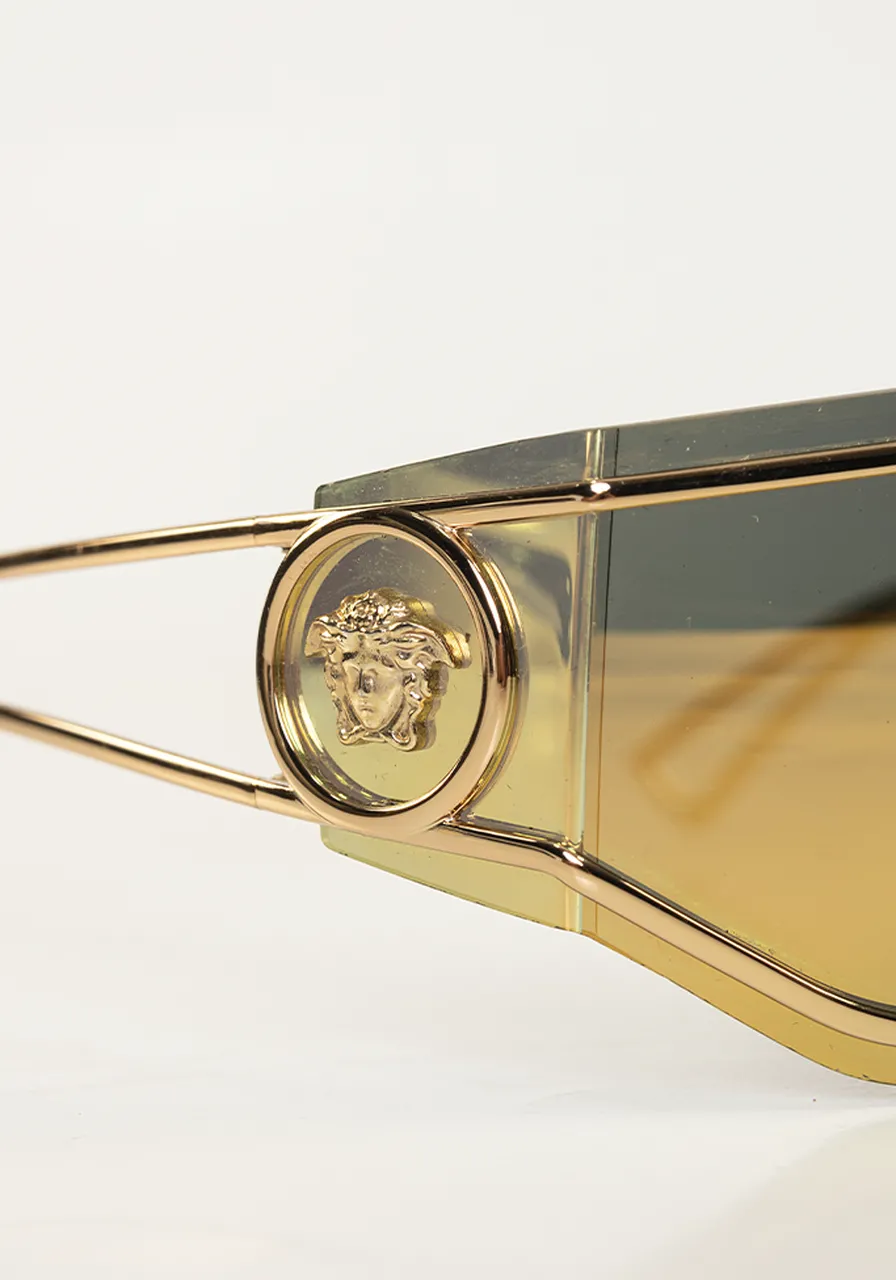 Óculos de sol Versace Gold 