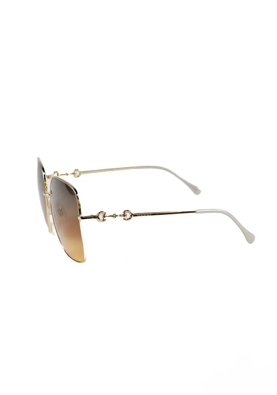Óculos de Sol Gucci Gold Square