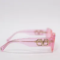 Óculos de Sol Valentino Pink Transparent VLogo - imagem 6