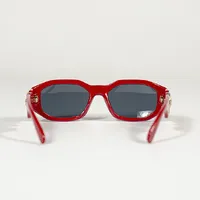 Óculos de Sol Versace Vermelho  - imagem 4