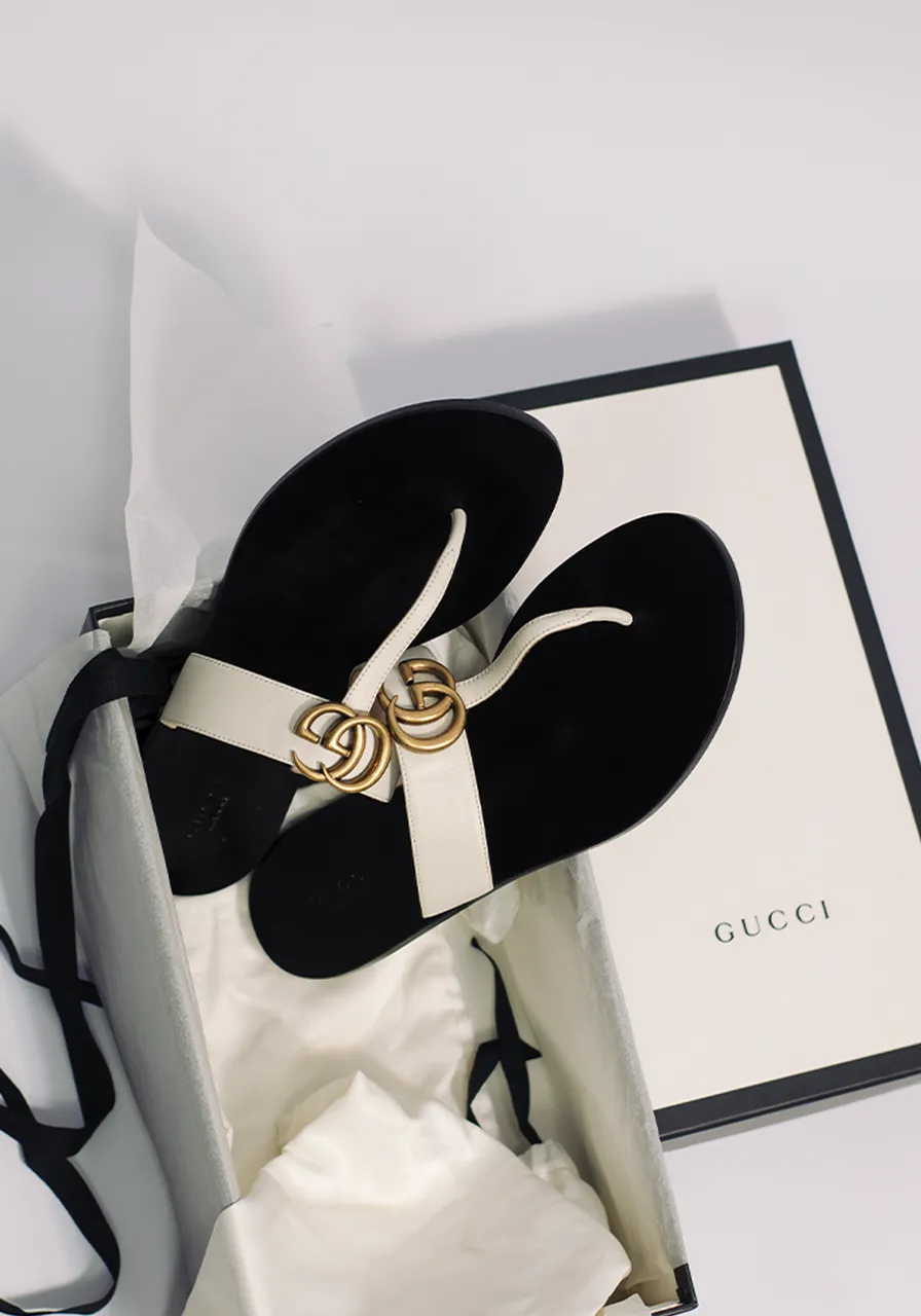 Sandália Gucci GG 