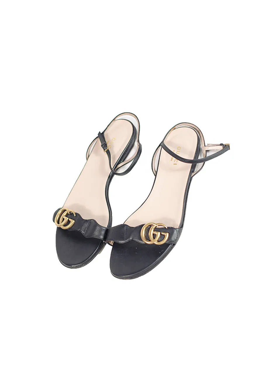 Sandália Gucci Rasteira Double G