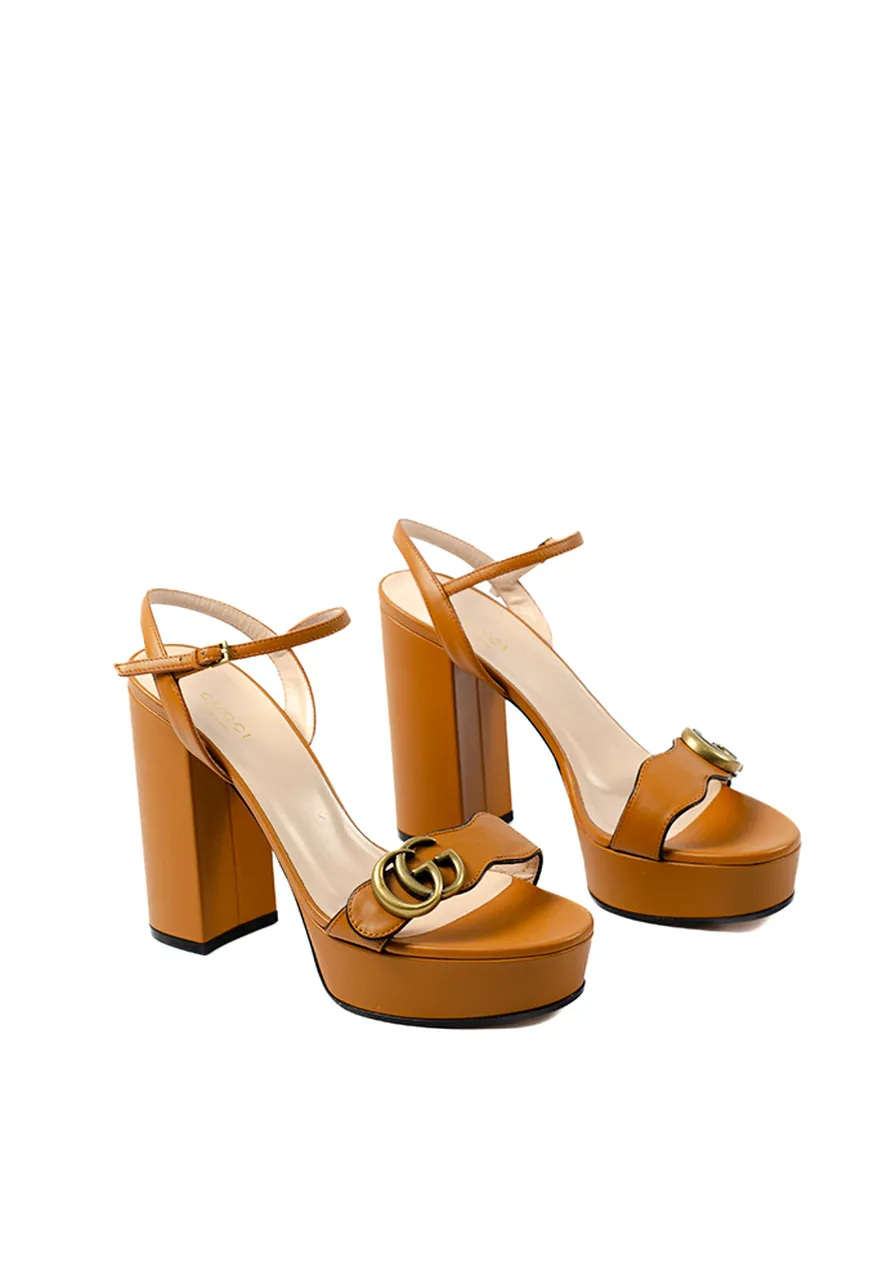 Sandália Gucci GG Plataforma