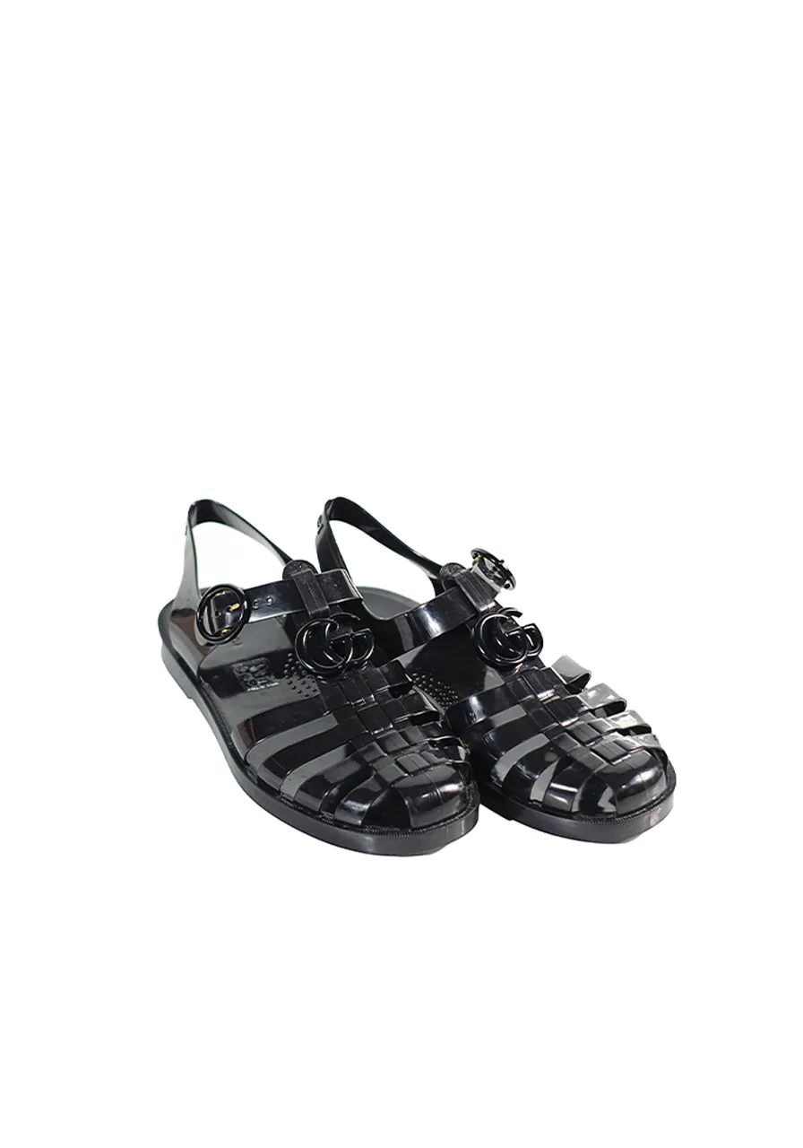 Sandália Gucci GG Rubber 