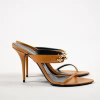 Sandália Saint Laurent Gippy Chain Toe-Ring  - imagem 3