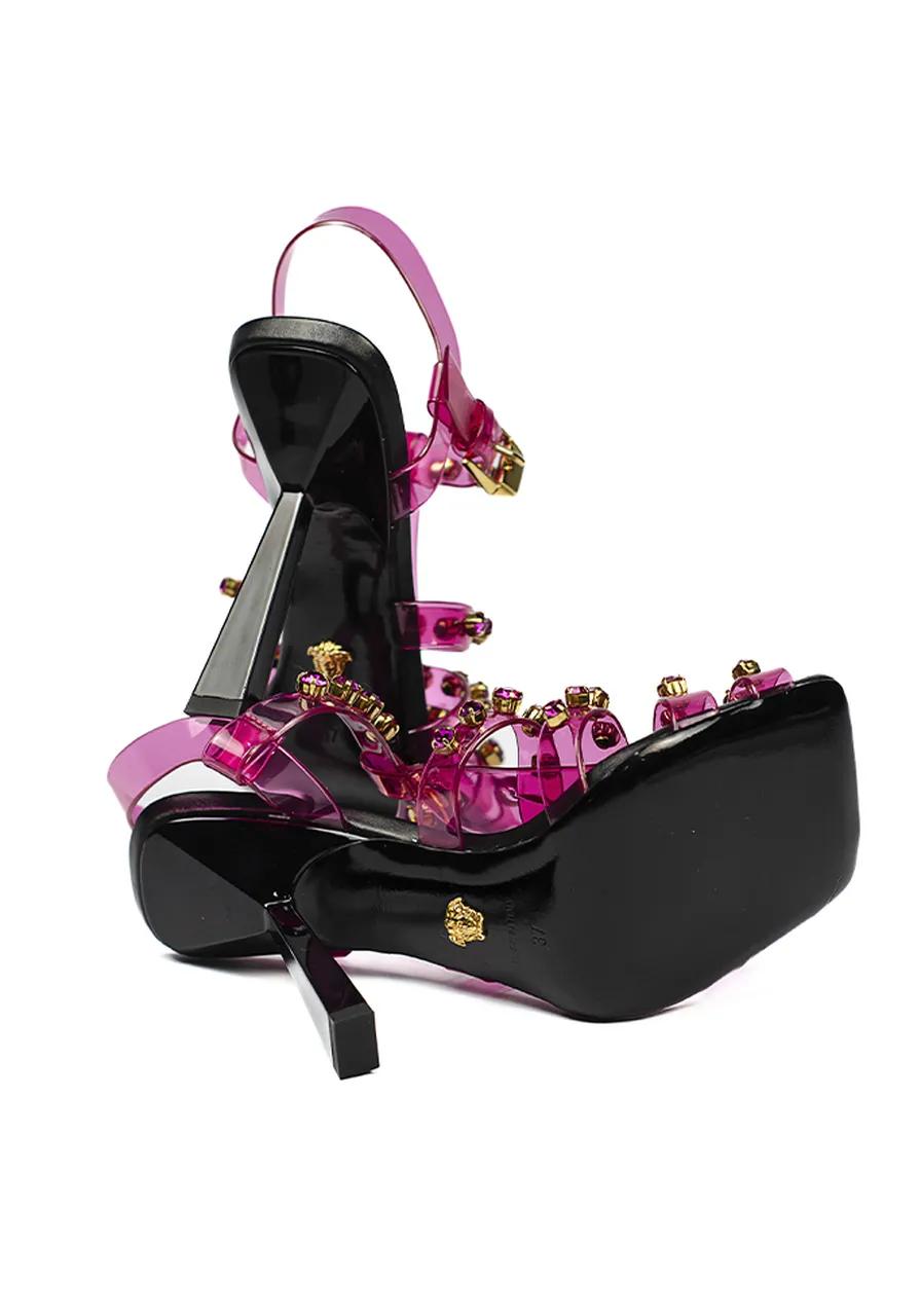 Sandália Versace Lauren Com Cristal