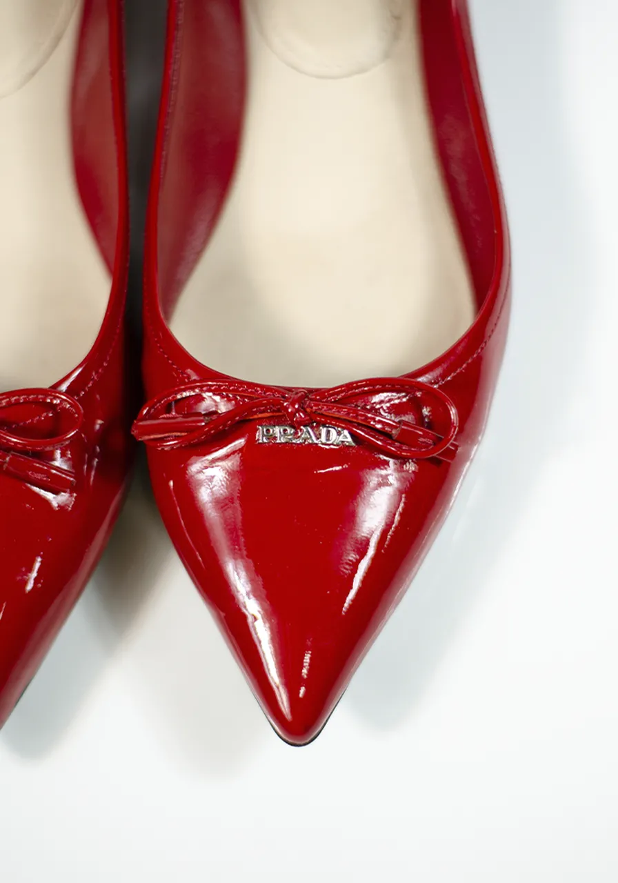 Sapatilha Prada Envernizada 