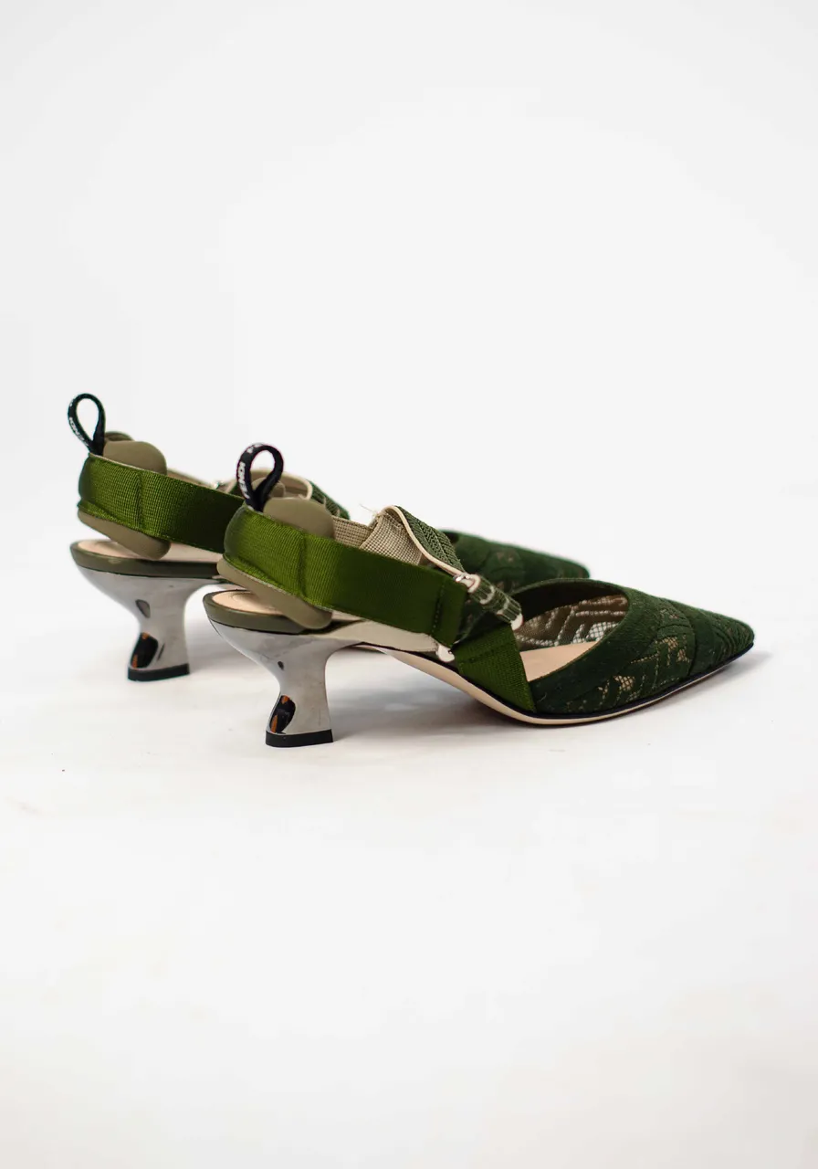 Sapato Fendi Multicolor Green 