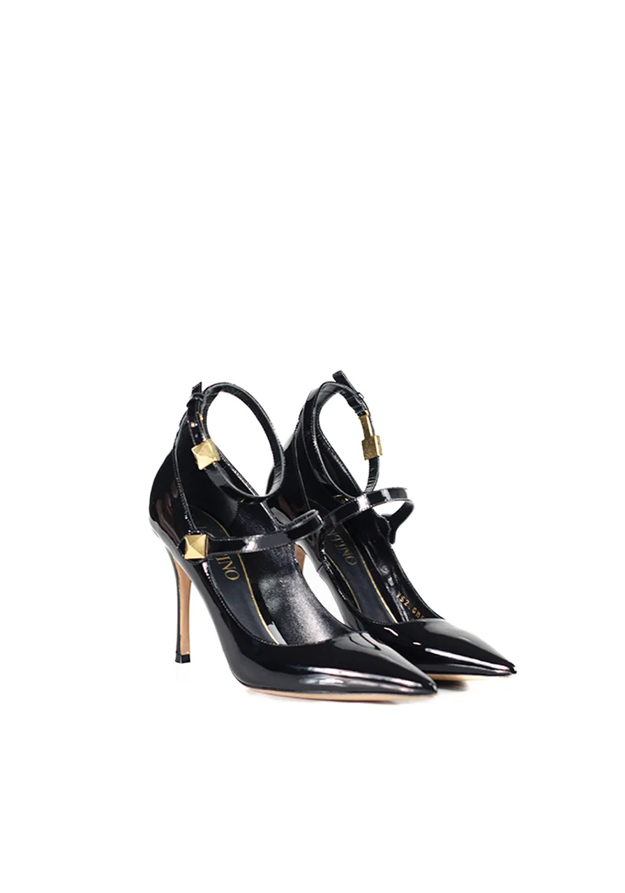 Sapato Valentino Garavani Women's Tiptoe Patent Leather 