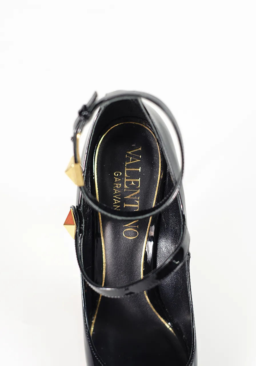 Sapato Valentino Garavani Women's Tiptoe Patent Leather 