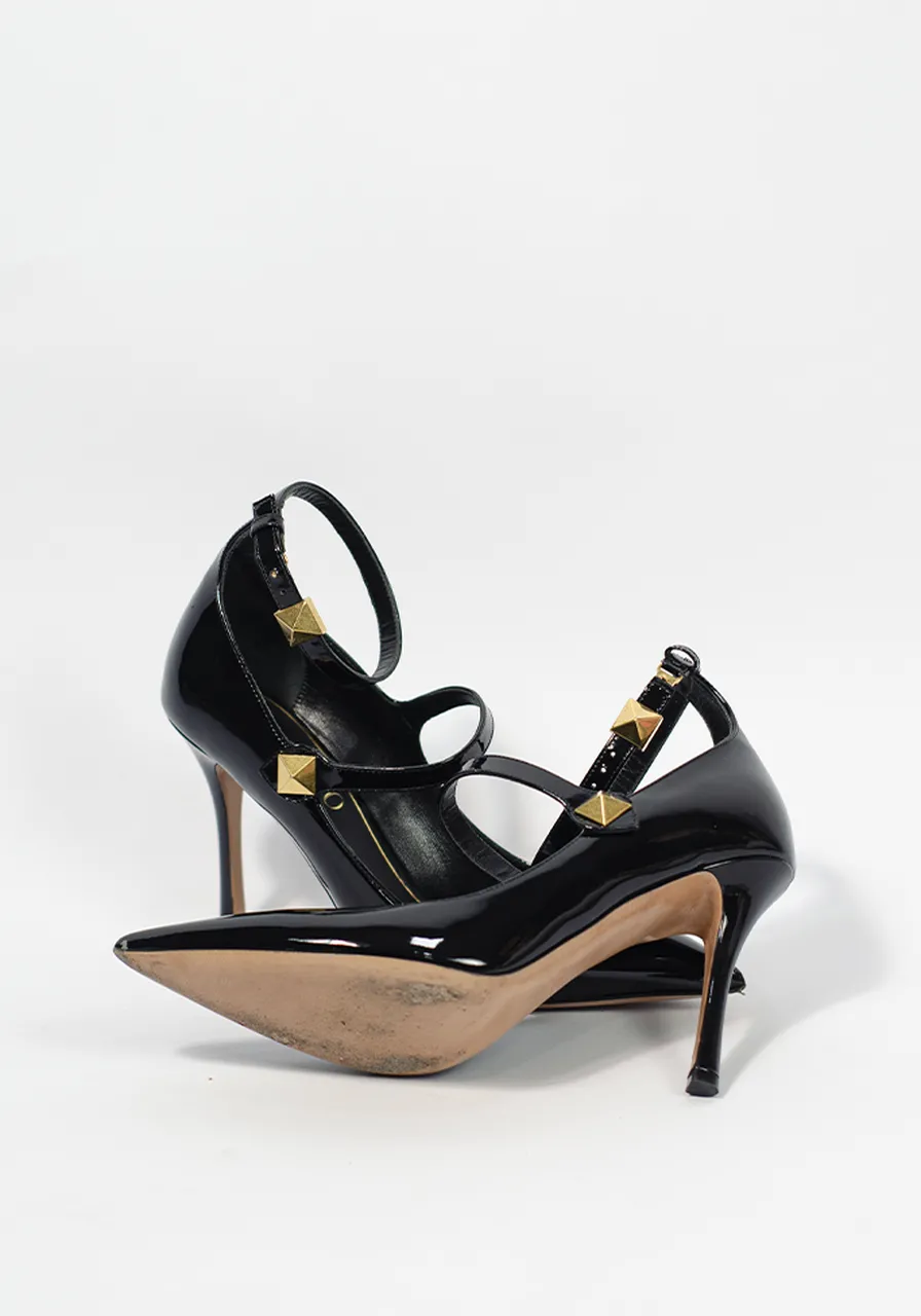 Sapato Valentino Garavani Women's Tiptoe Patent Leather 