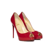 Scarpin Christian Louboutin Peep Toe  - imagem 1
