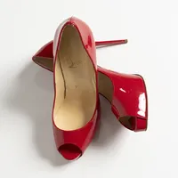 Scarpin Christian Louboutin Peep Toe  - imagem 2