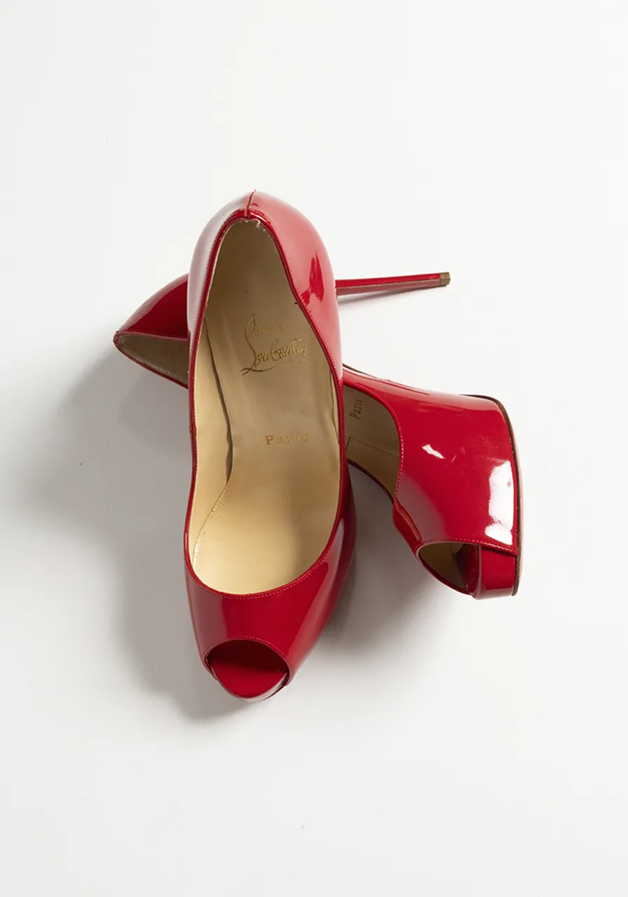 Scarpin Christian Louboutin Peep Toe 