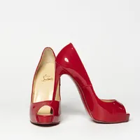 Scarpin Christian Louboutin Peep Toe  - imagem 4
